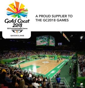 Gold Coast 2018 Games Basketball Equipment Design Supply and Installation
