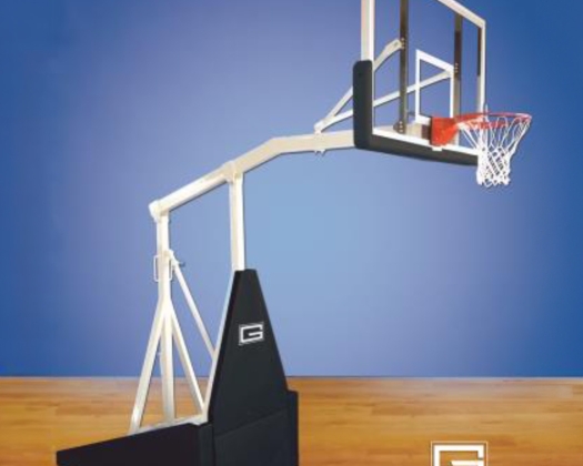 Institutional Portable Basketball Hoop Set Up Extended